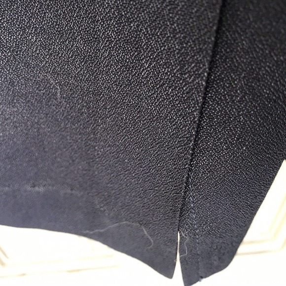 John Roberts Sleeveless Shift Sz11/12 Knee Midnight Blue Back Zip Used Mint - Picture 10 of 12